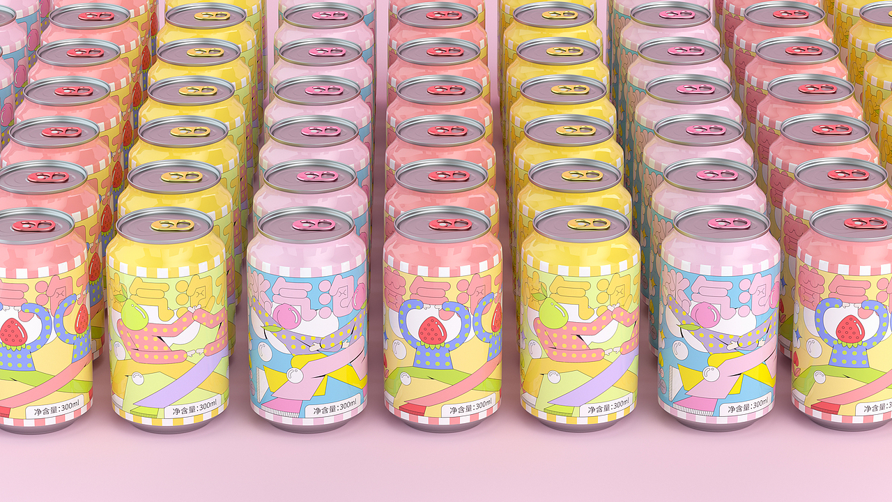 咕噜噜！！咕噜噜！！嗝 ~ ~ ~ 气泡水（图ZMzA1NjEzODI4） - 包装 - 站酷设计师是阿伟阿原创素材 - 站酷ZCOOL