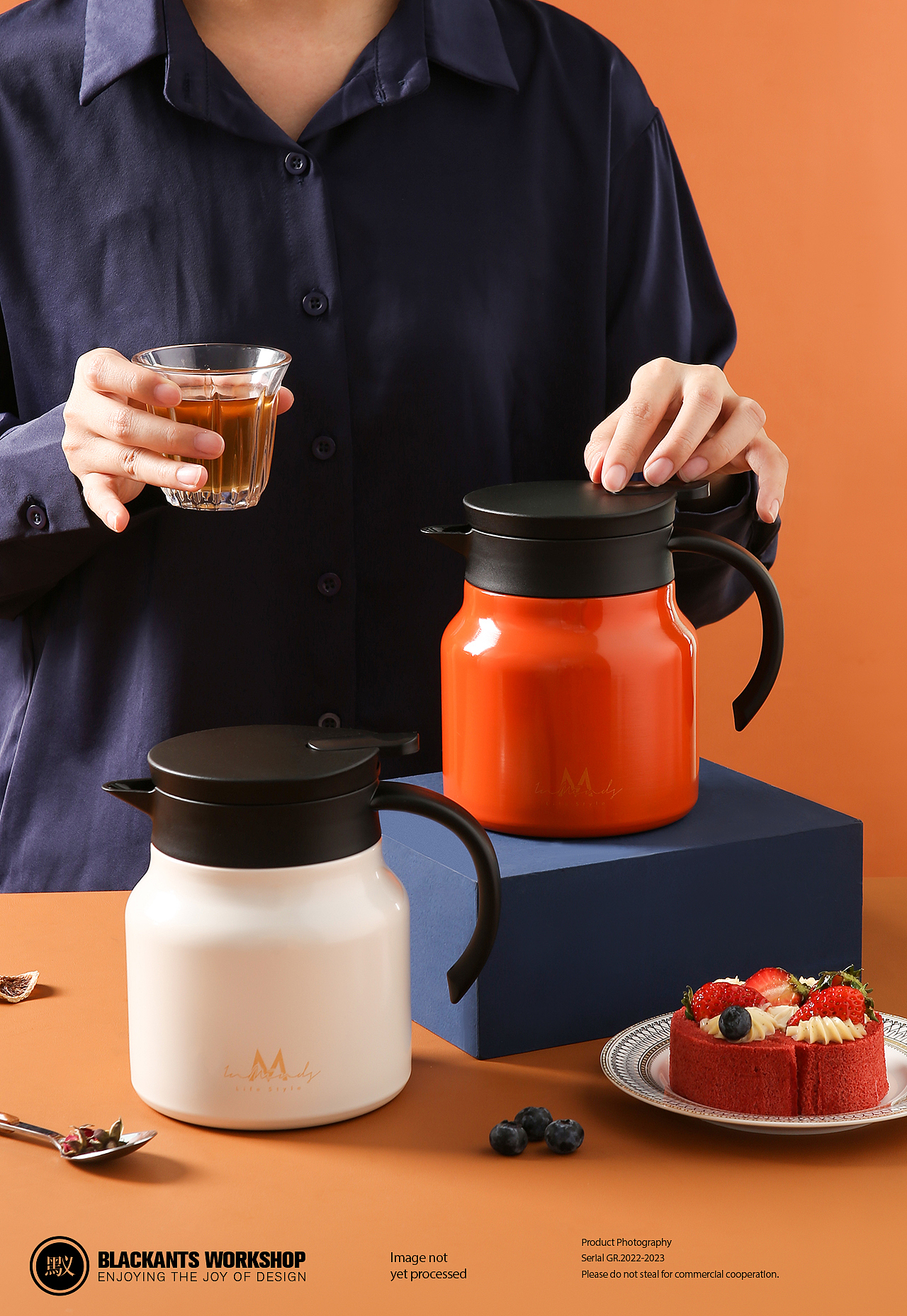 厨具拍摄 | 保温水壶 ✖ Blcakant