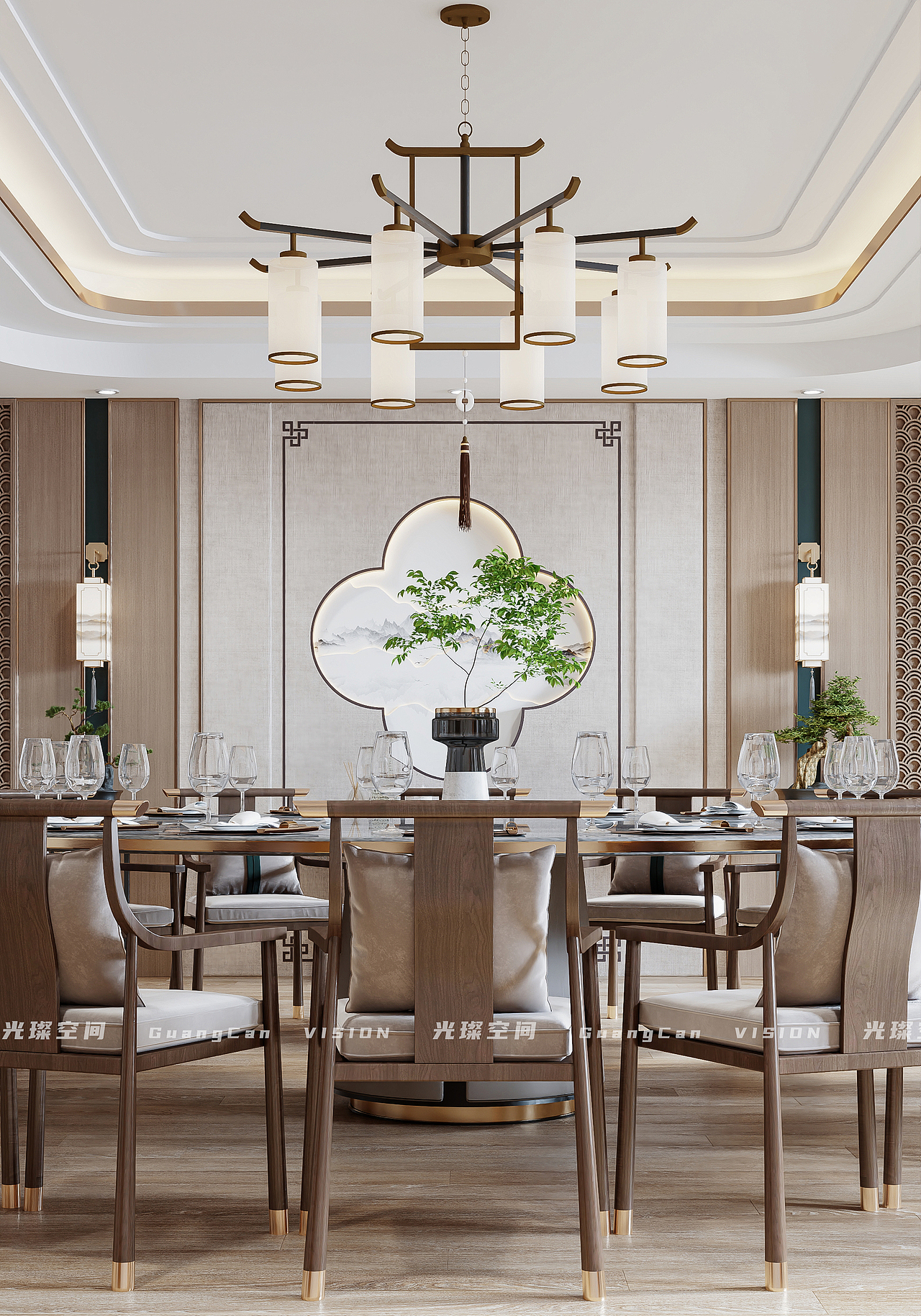 光璨空间 | 新中式酒店包厢