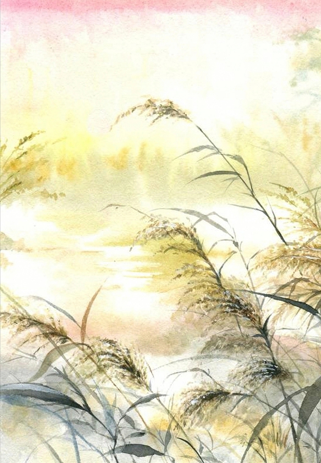 小院闲窗春色深-古风水彩练习