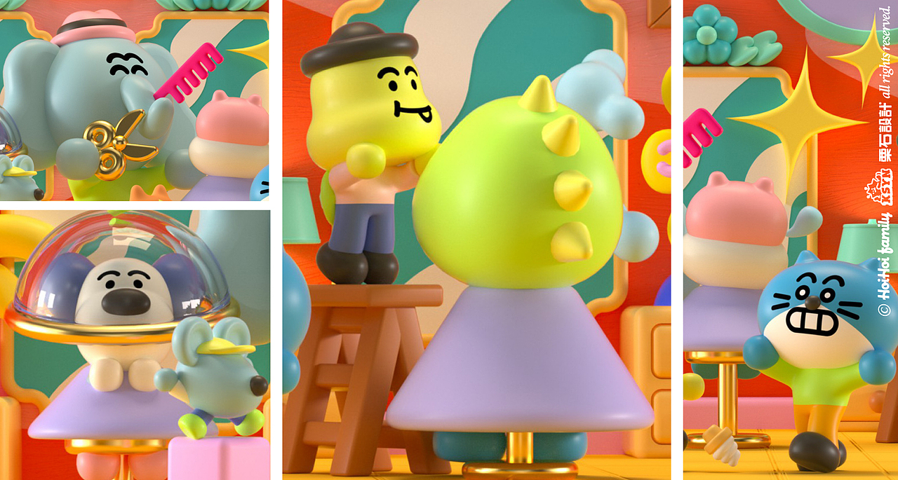 原创IP「世界末日:HOIHOI FAMILY占领世界」