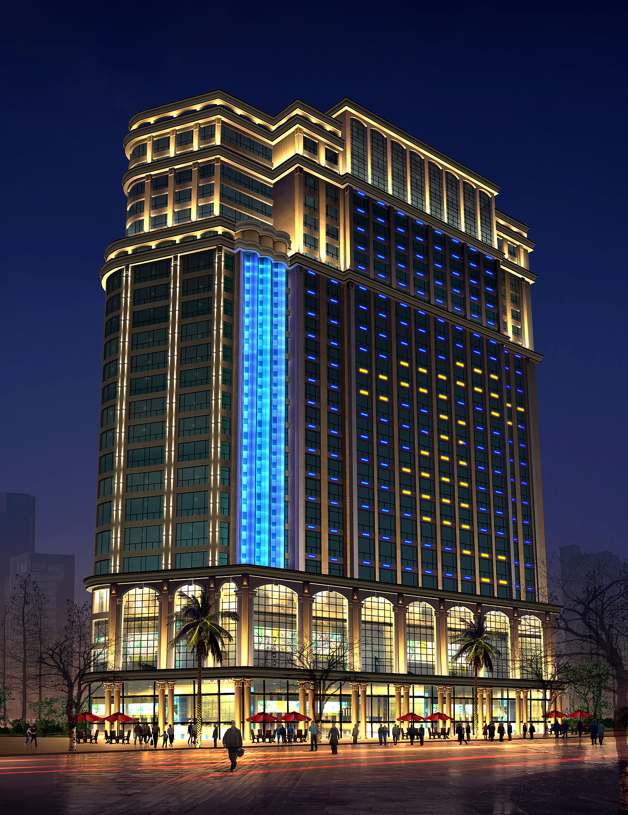 亮化实例（图ZMTI3MTcyODgw） - 宣传物料 - 站酷设计师上官若萱原创素材 - 站酷ZCOOL