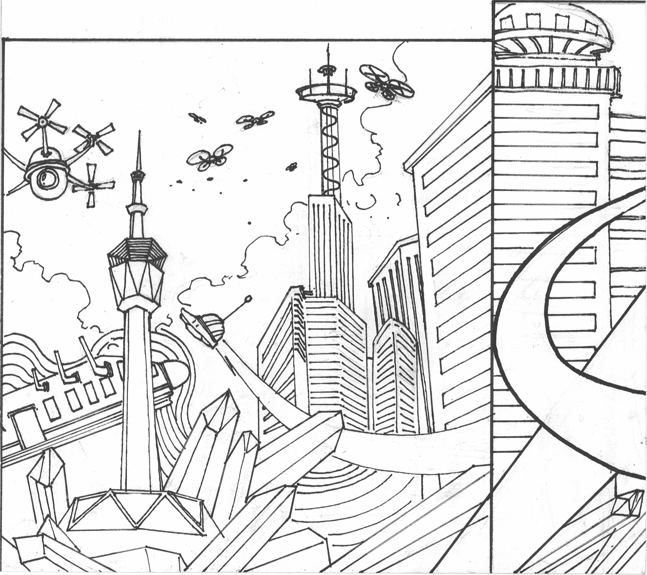 丝绸路上的未来（图ZMTI5NDg1NjE2） - 商业插画 - 站酷设计师阿三的先生原创素材 - 站酷ZCOOL
