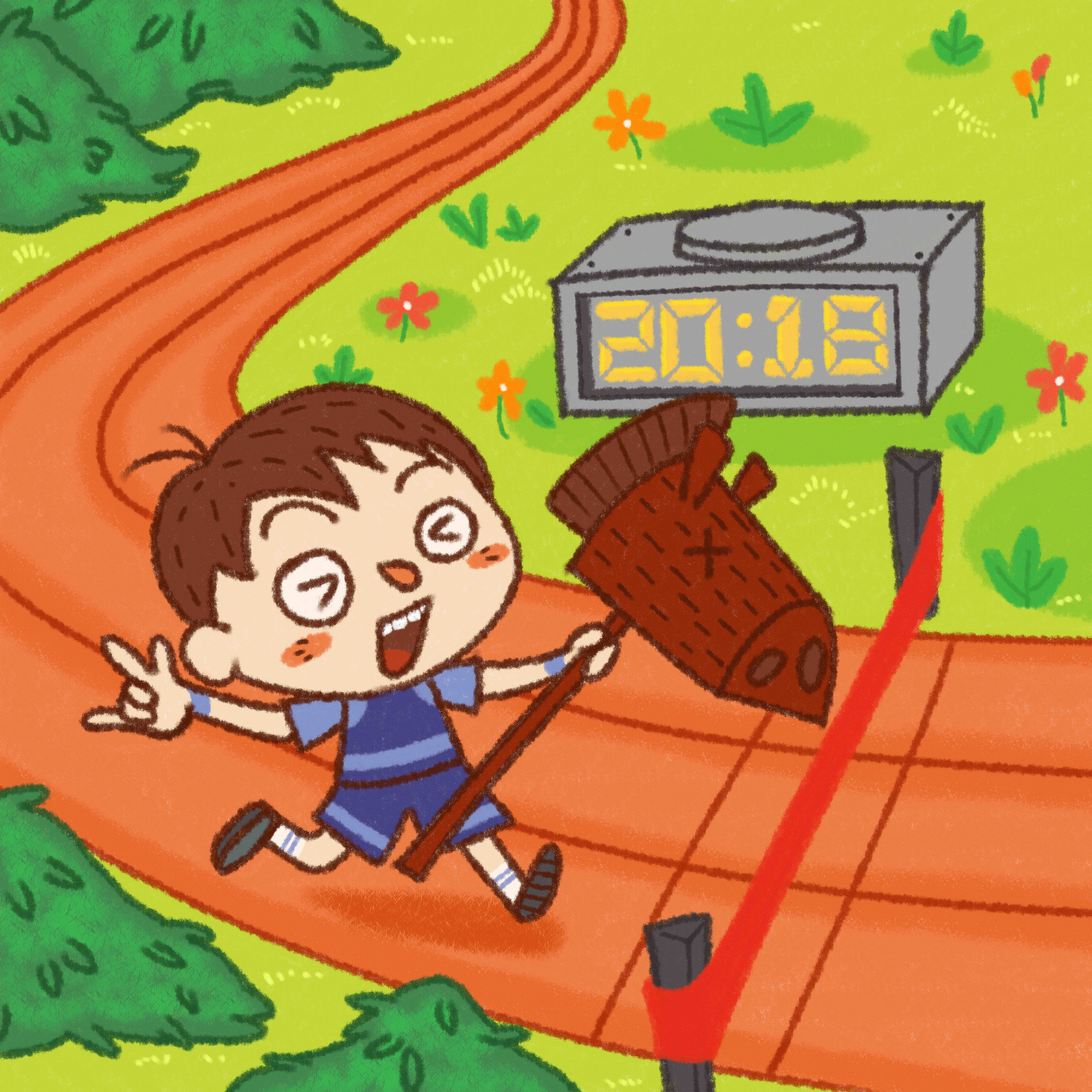 赛跑|插画|儿童插画|dj_kurt - 原创作品 - 站酷 (zcool)