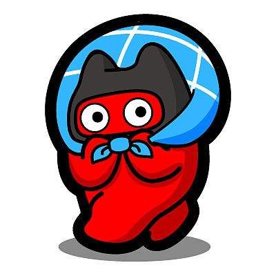 g88【魔鬼猫表情-做贼】#全身 偷东西 背包袱 心虚 偷偷摸摸 蹑手蹑脚