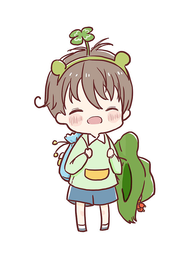 2018年1月的旅行青蛙拟人