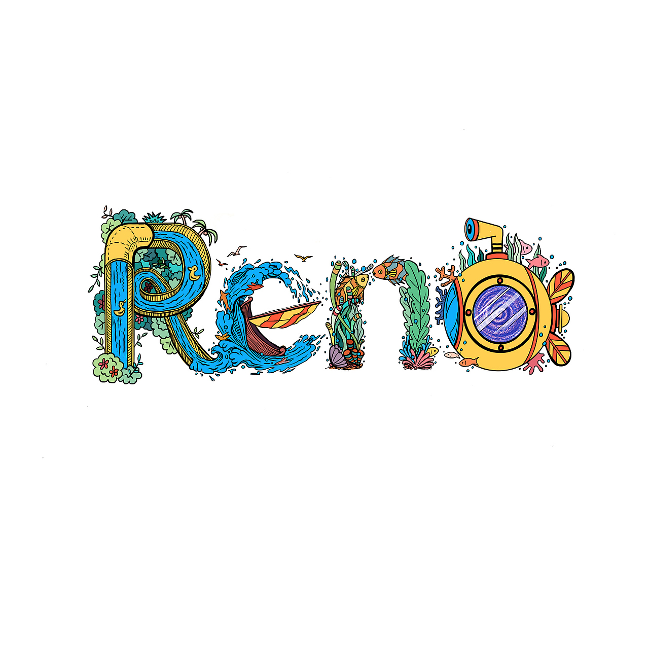 OPPO新系列RENO插画（图ZMTUzNzk0MjY4） - 商业插画 - 站酷设计师欧阳鹏杰_OY原创素材 - 站酷ZCOOL