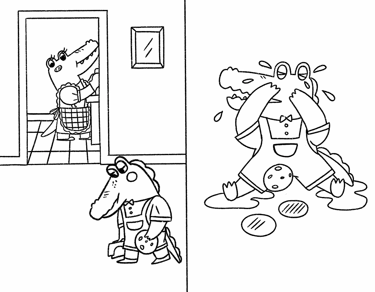 黑白儿童绘本故事集