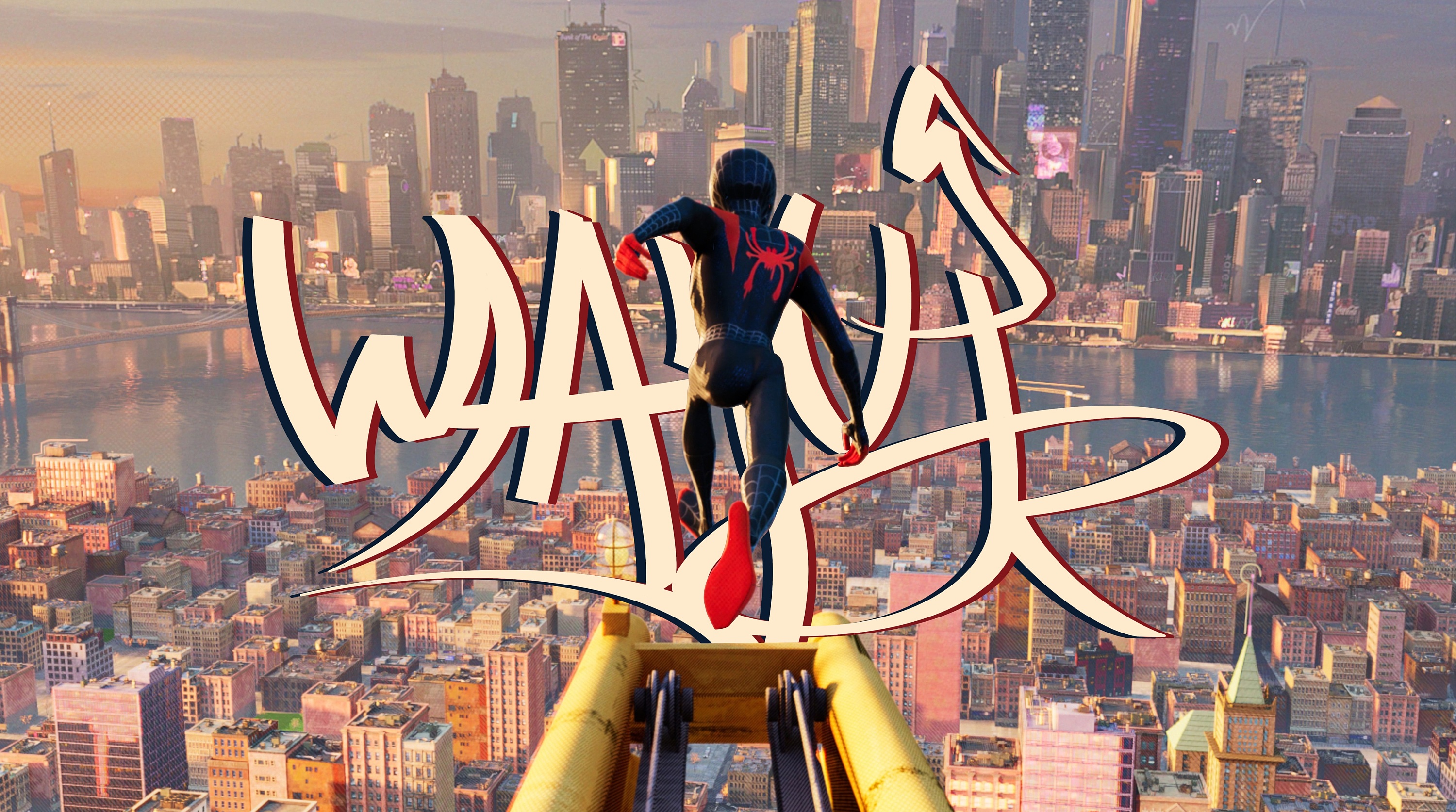 《蜘蛛侠:平行宇宙》插曲字体练习