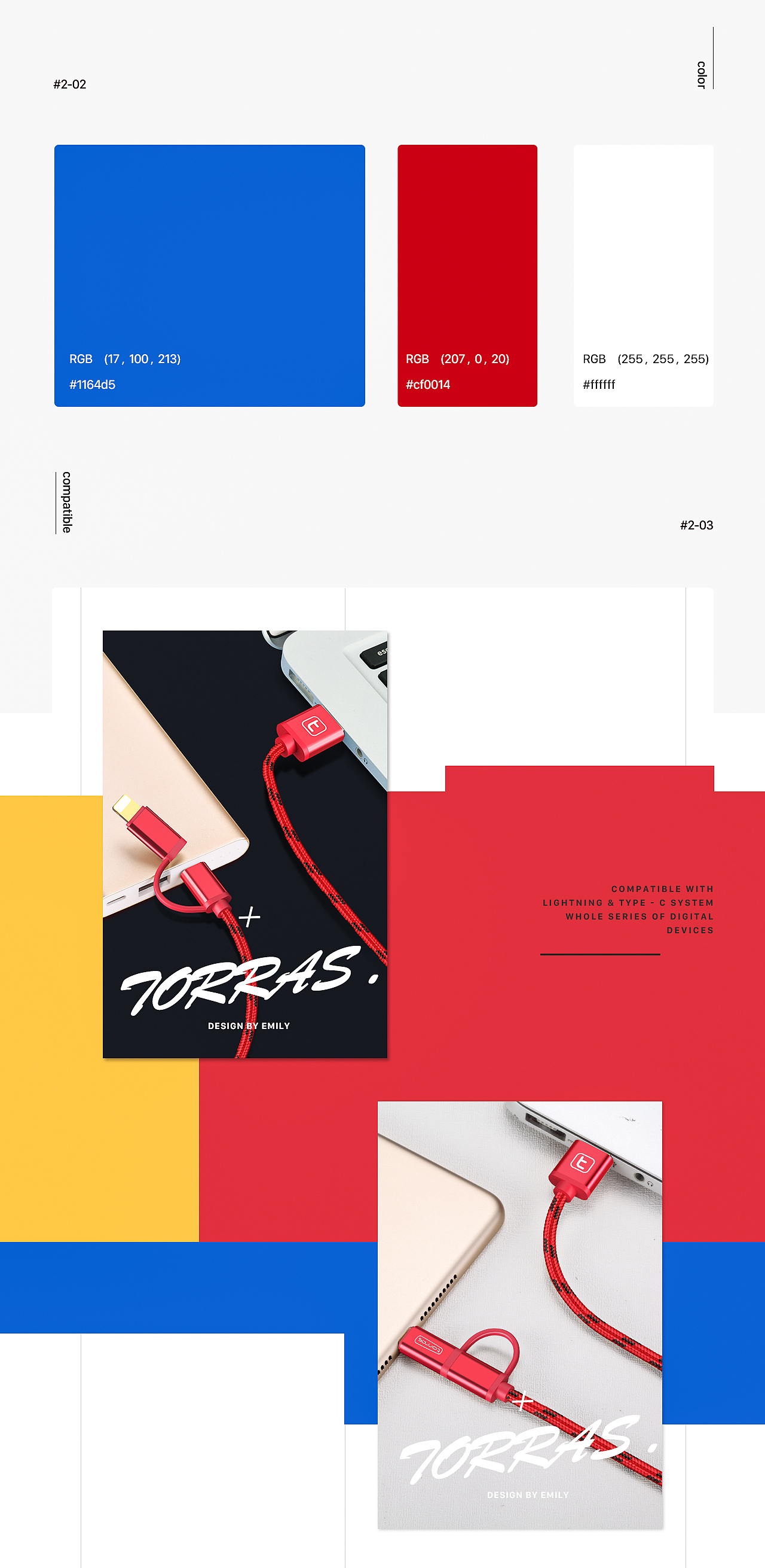 图拉斯 二合一尼龙编织数据线（图ZMTIzMzY4MTc2） - 电商 - 站酷设计师空氣貓Emily原创素材 - 站酷ZCOOL