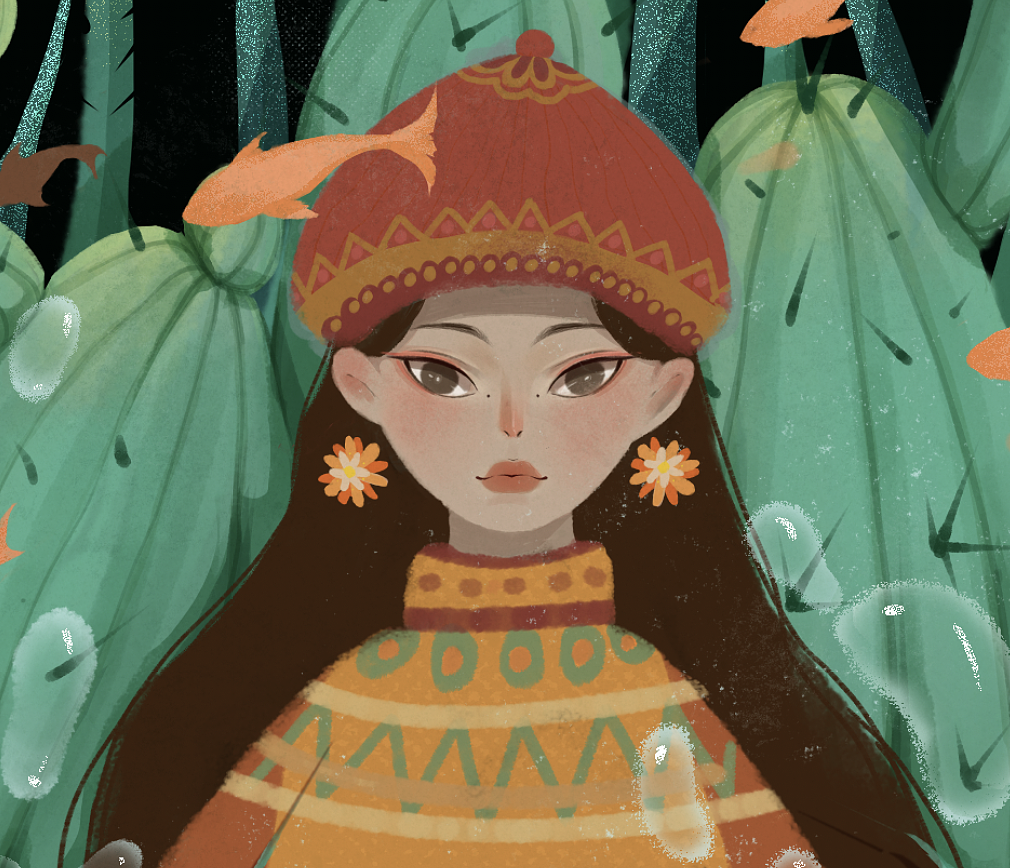 《仙人掌/少女》