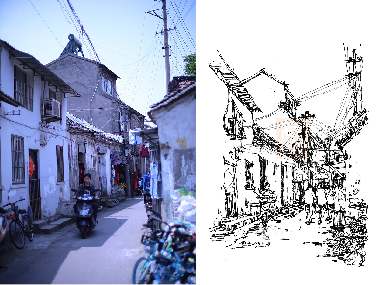 最近画的钢笔速写（图ZMTYxMTUwODg4） - 绘画 - 站酷设计师虎子陈珍原创素材 - 站酷ZCOOL