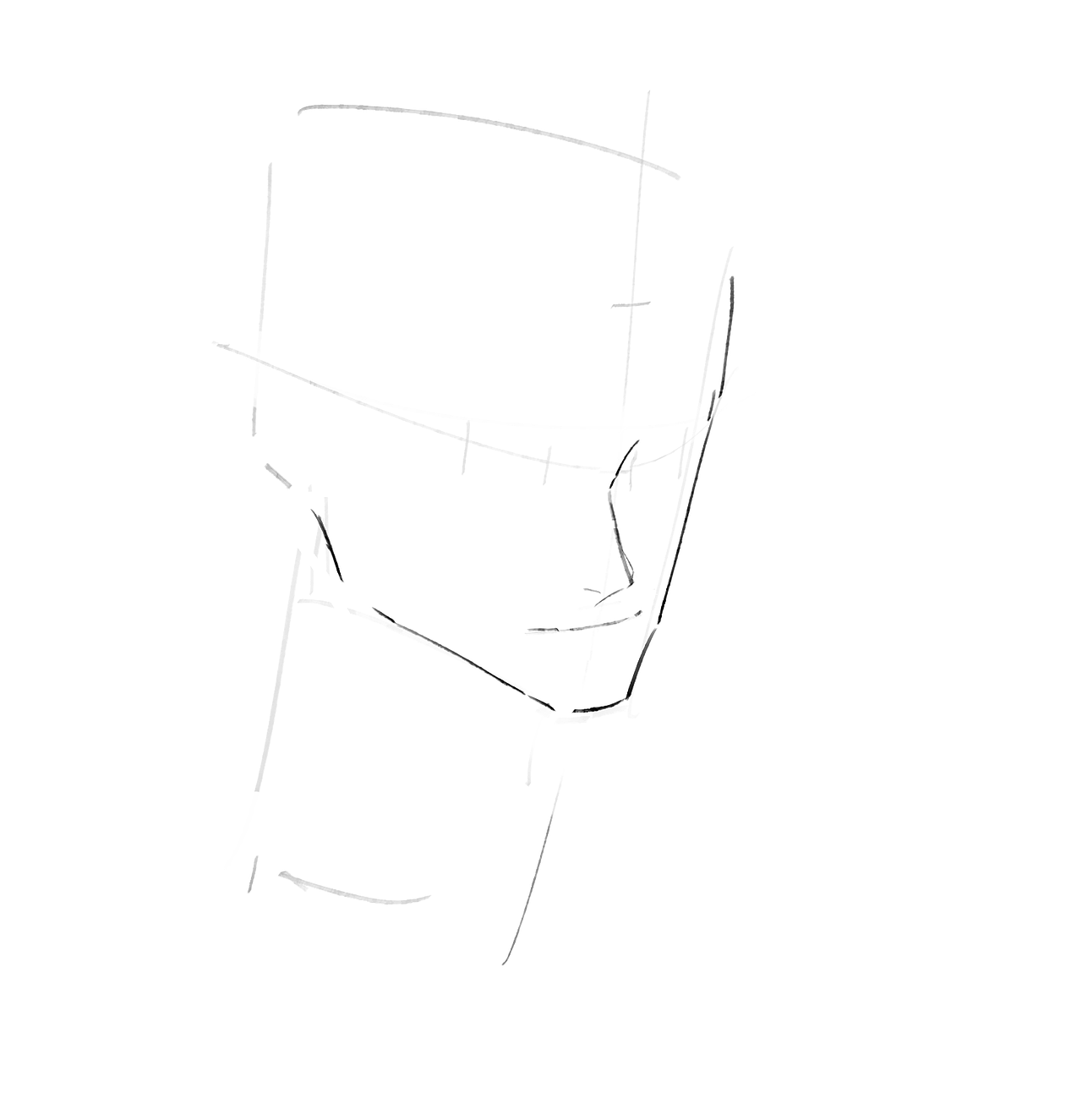 【绘画过程】今天画个大头