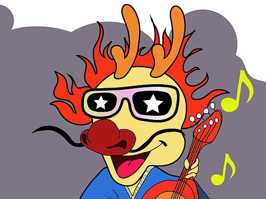 龙之九子卡通形象设计