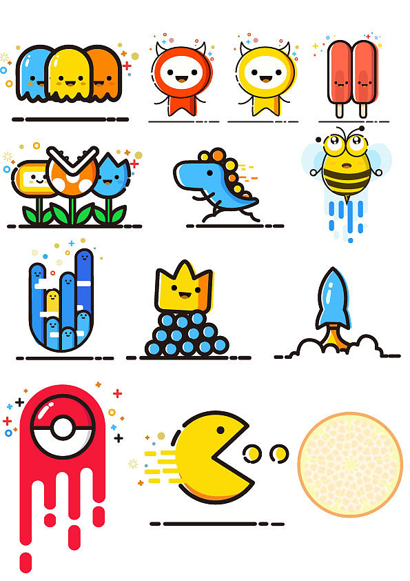 MBE风格（图ZMTY1NzU3MjY0） - 图标 - 站酷设计师陳十六原创素材 - 站酷ZCOOL