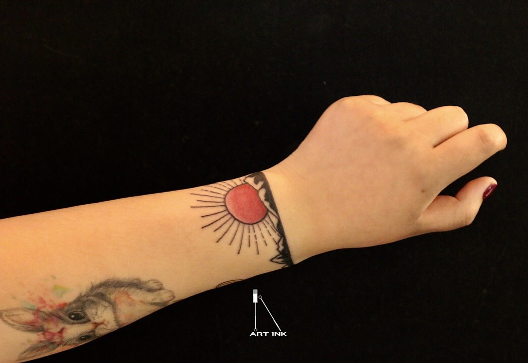 臂环纹身 (客人自带图)