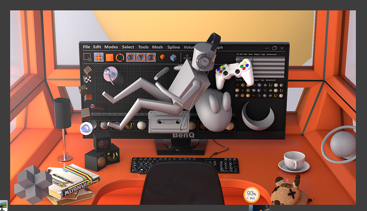 视界很大，一起来造，C4D创作（图ZMjA0NTc1ODIw） - 海报 - 站酷设计师爷爷当年超厉害的原创素材 - 站酷ZCOOL