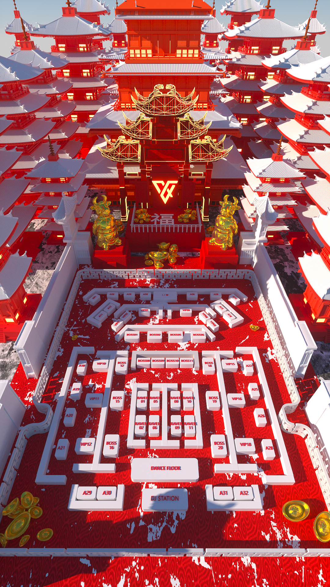 2021年C4D+Octane作品成长记（图ZMjg2NjQzMDUy） - 场景 - 站酷设计师阿QINZHICHENG原创素材 - 站酷ZCOOL