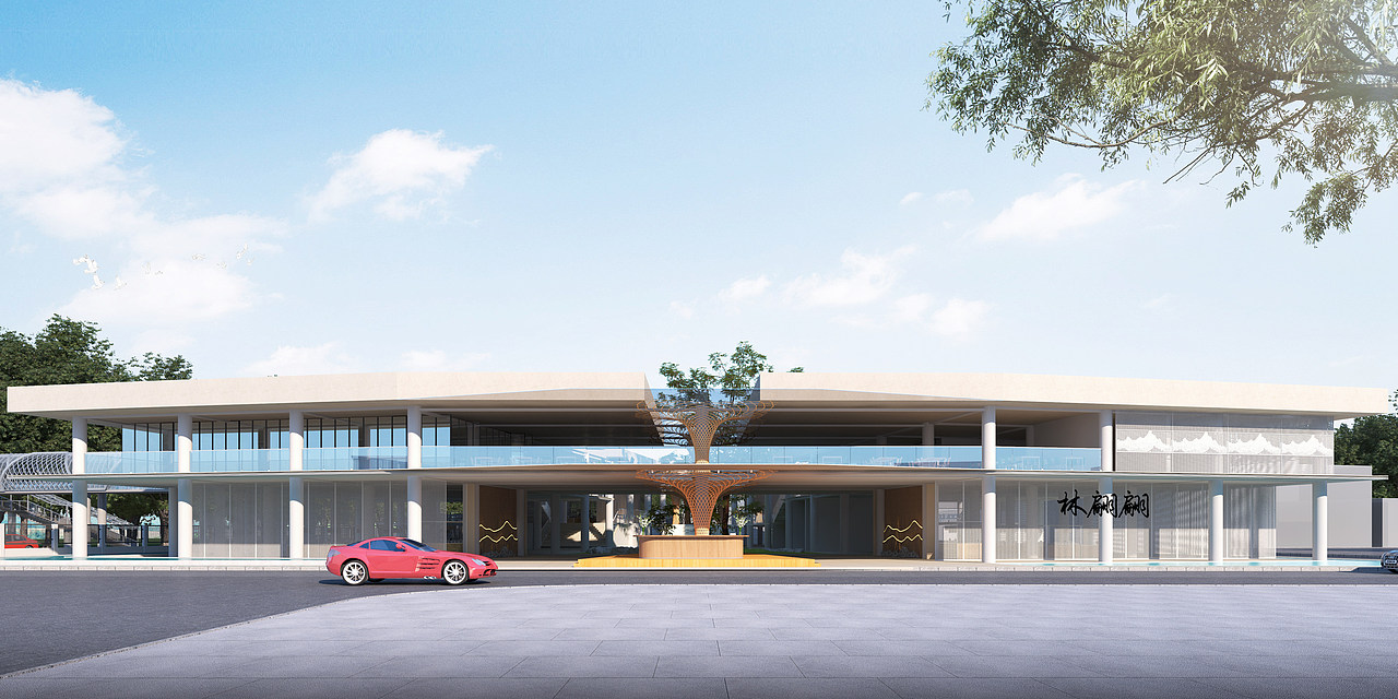 室外效果图|外观+鸟瞰设计（图ZMzYwMTcxMjM2） - 建筑设计 - 站酷设计师林翩翩原创素材 - 站酷ZCOOL