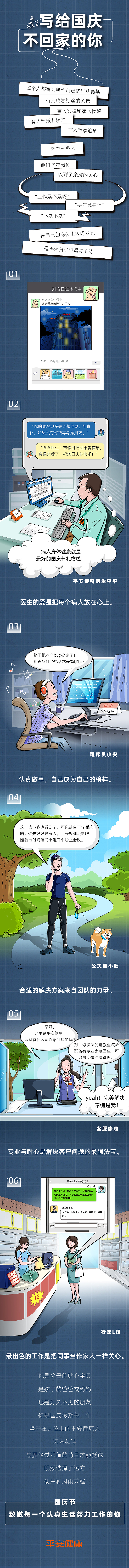 平安集团国庆手绘长图（图ZMjc0NDU1OTg0） - 商业插画 - 站酷设计师油墩子_恒原创素材 - 站酷ZCOOL