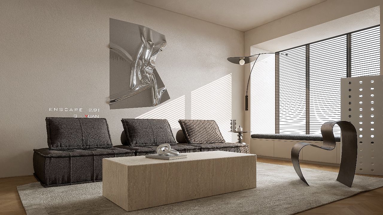 su渲染(家装)_zero室内-站酷zcool