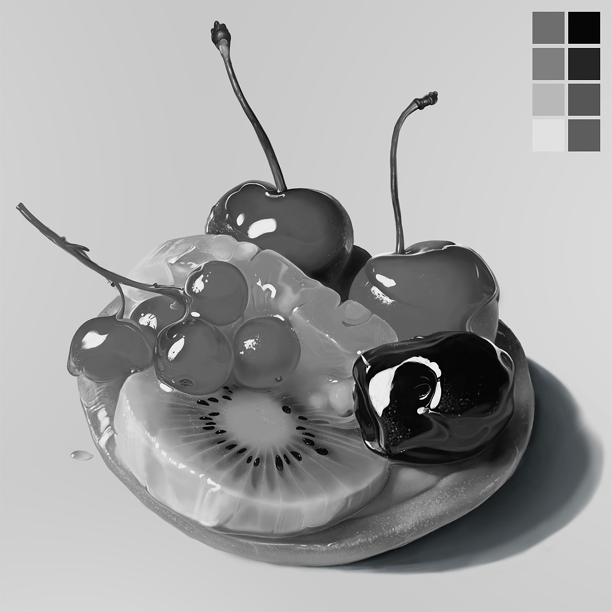 超写实甜点（图ZODk2OTYyMTY=） - 艺术插画 - 站酷设计师freebard尼尼微原创素材 - 站酷ZCOOL