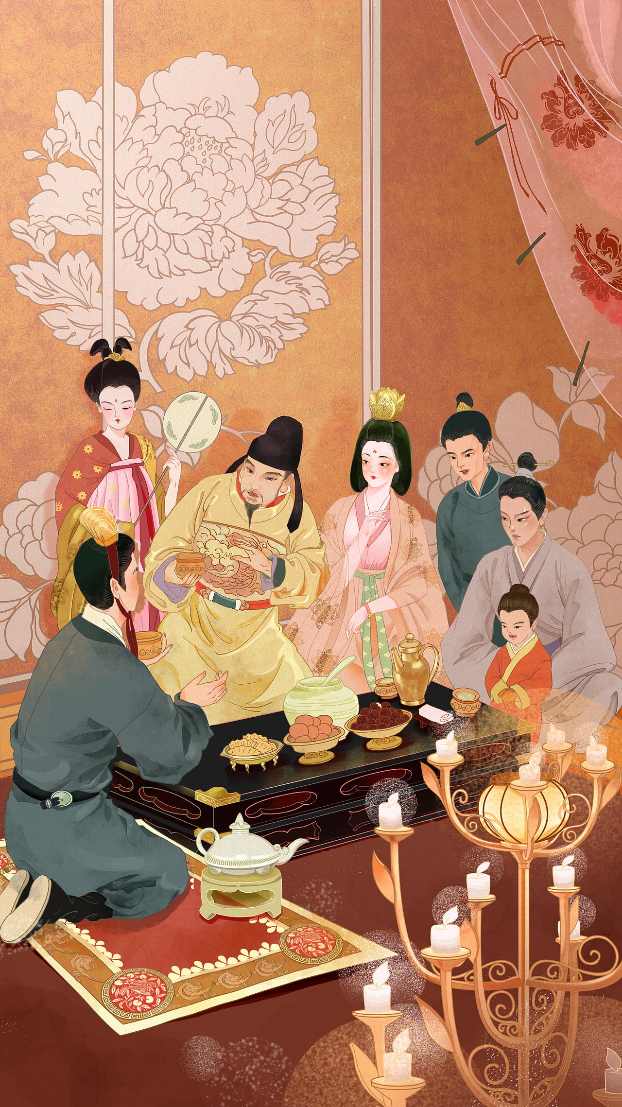 近来画的古风画（图ZMzAyMTE3Mzky） - 商业插画 - 站酷设计师YUGAWEI原创素材 - 站酷ZCOOL