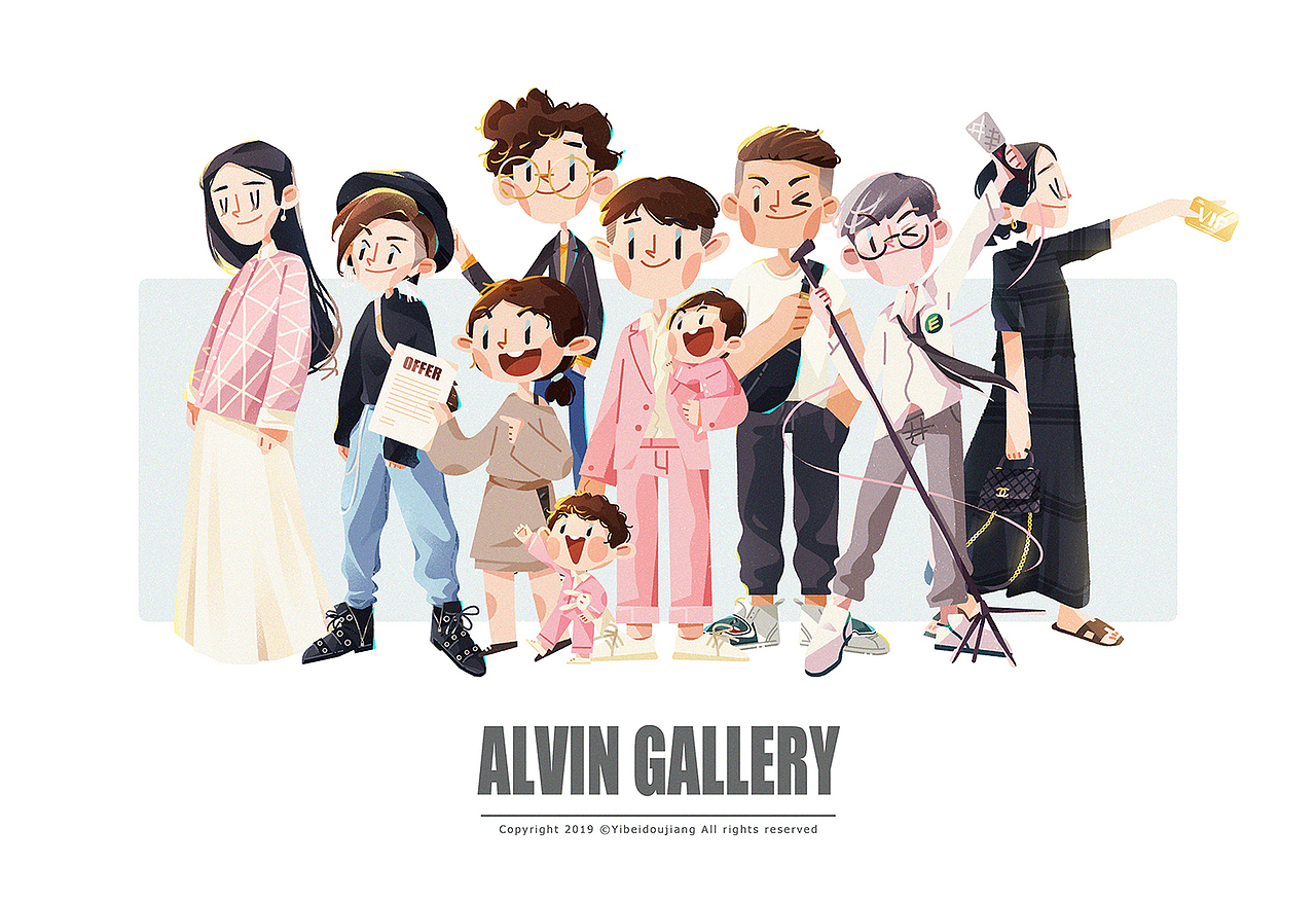 ALVIN GALLERY | 同事篇【一】(图ZMTc5ODM1MTI0) - 商业插画 - 站酷设计师一杯逗浆原创素材 - 站酷ZCOOL