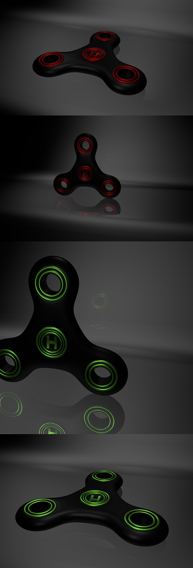c4d制作指尖陀螺模型