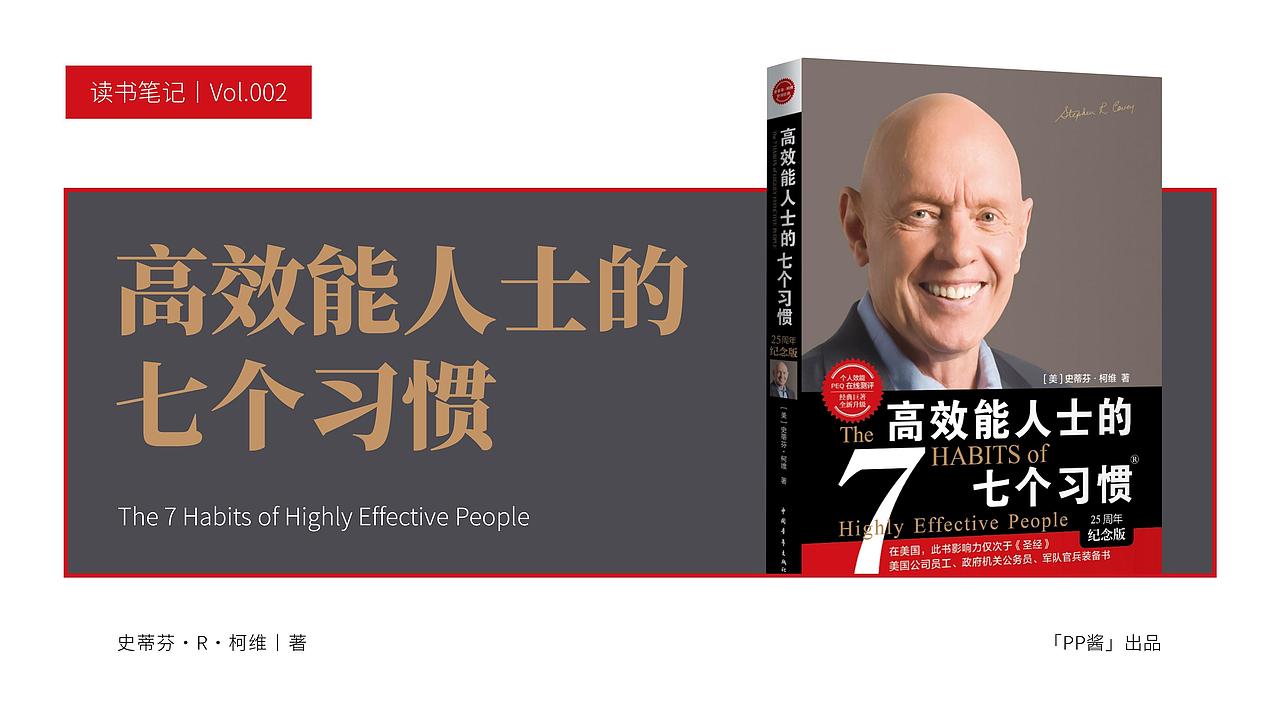 PPT 读书笔记丨高效能人士的七个习惯