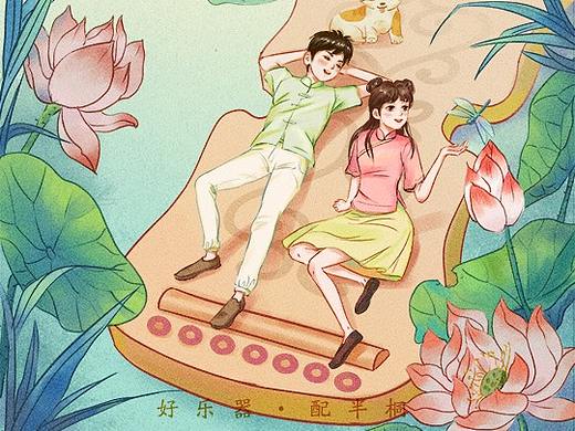 半桐品牌節(jié)氣海報(bào)（個(gè)人主頁(yè)-ZNTM0NTgxNTI=） - 商業(yè)插畫 - 站酷設(shè)計(jì)師影舞人間原創(chuàng)素材 - 站酷ZCOOL