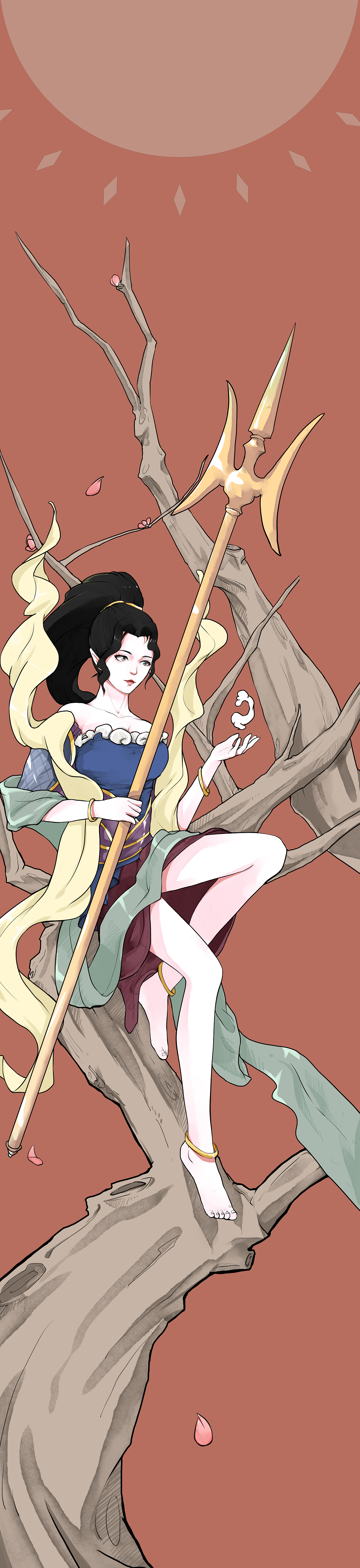 “门神”主题滑板板面（图ZMjc2MDY1MDk2） - 商业插画 - 站酷设计师蒋啾原创素材 - 站酷ZCOOL