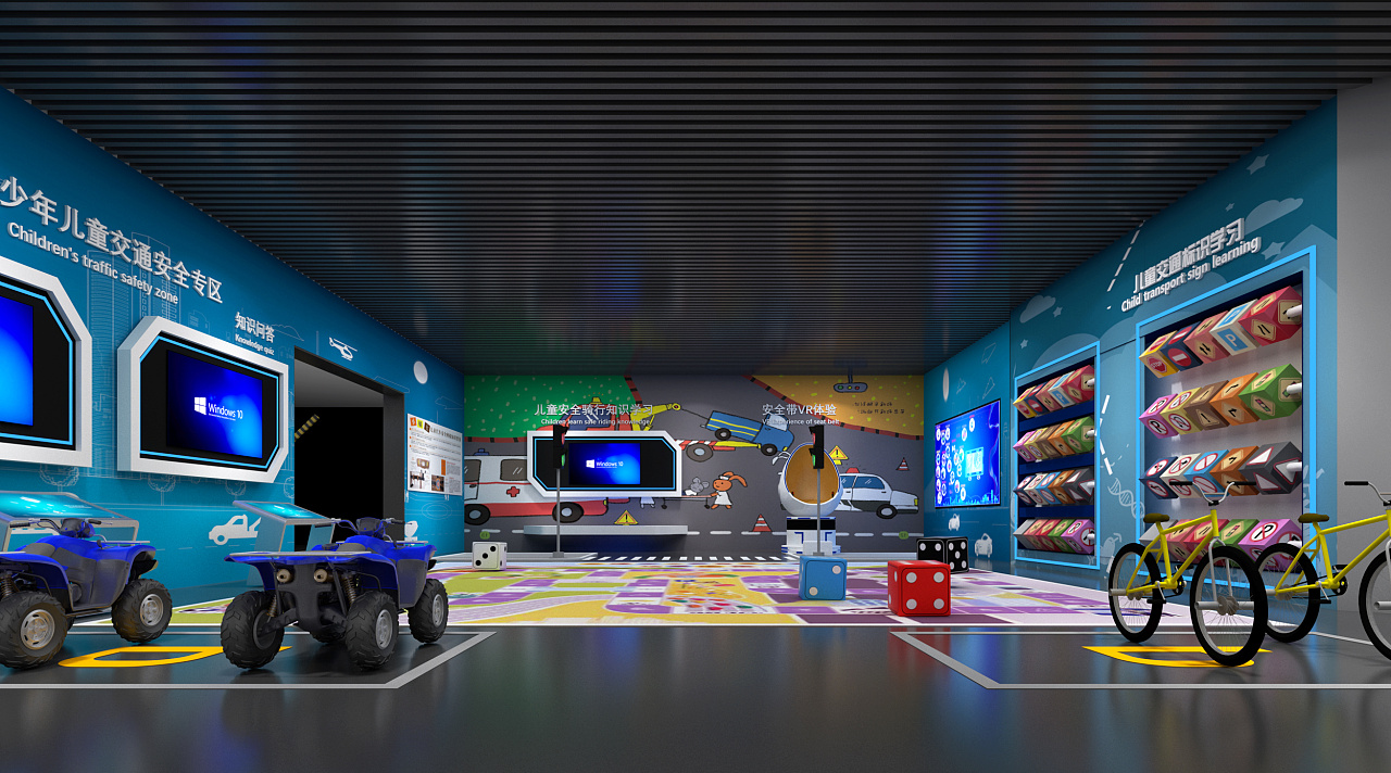 交通安全展厅|空间|展陈设计|十全老人家 - 原创作品 - 站酷 (zcool)