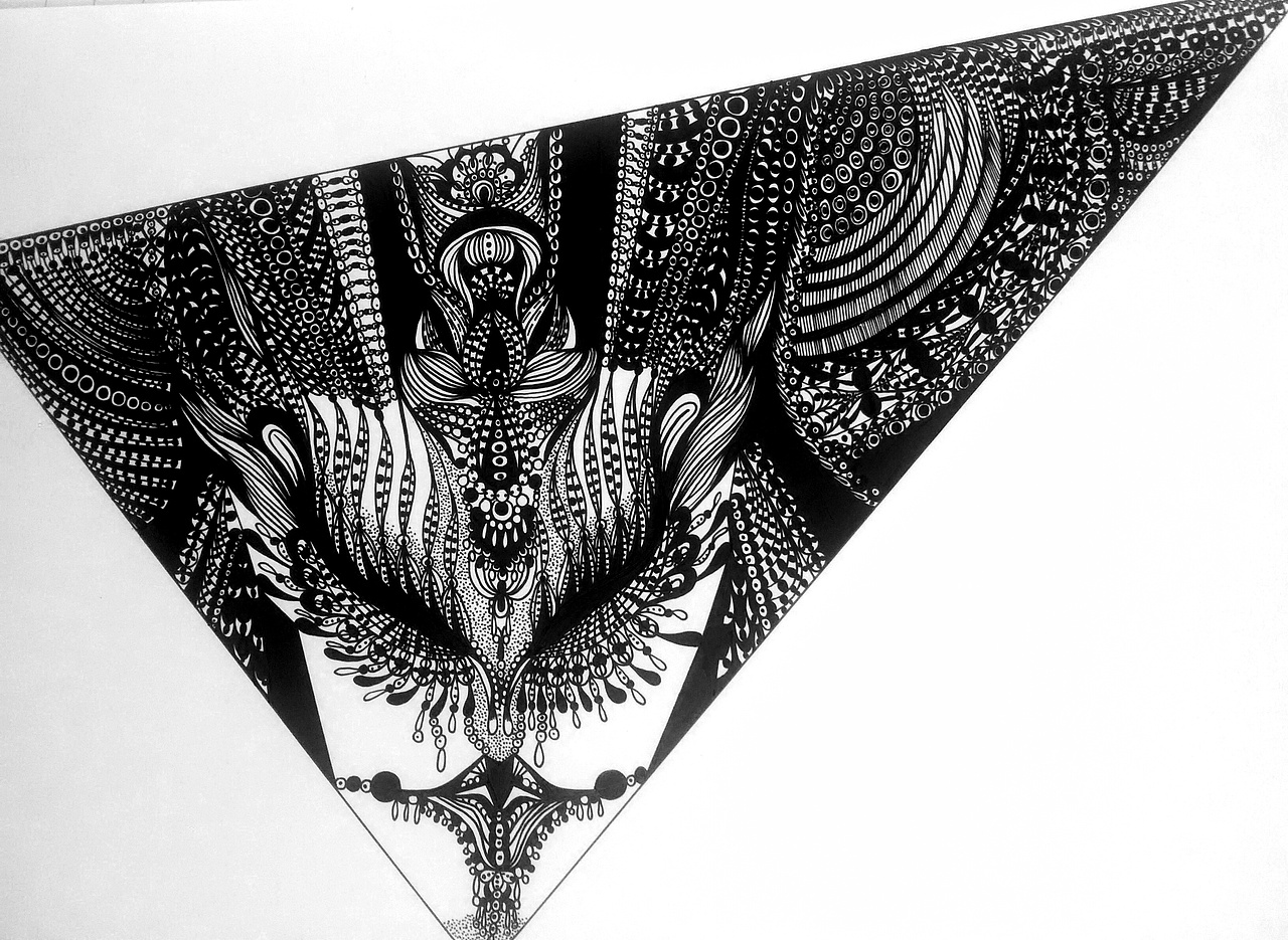 闭上眼，无尽的装饰在梦里。（图ZNjI2ODk0MDQ=） - 艺术插画 - 站酷设计师傻花花原创素材 - 站酷ZCOOL