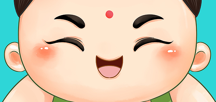 福禄寿财喜 可爱娃娃（图ZMjI3NDg3MjU2） - IP形象 - 站酷设计师晓绘趣味策划原创素材 - 站酷ZCOOL