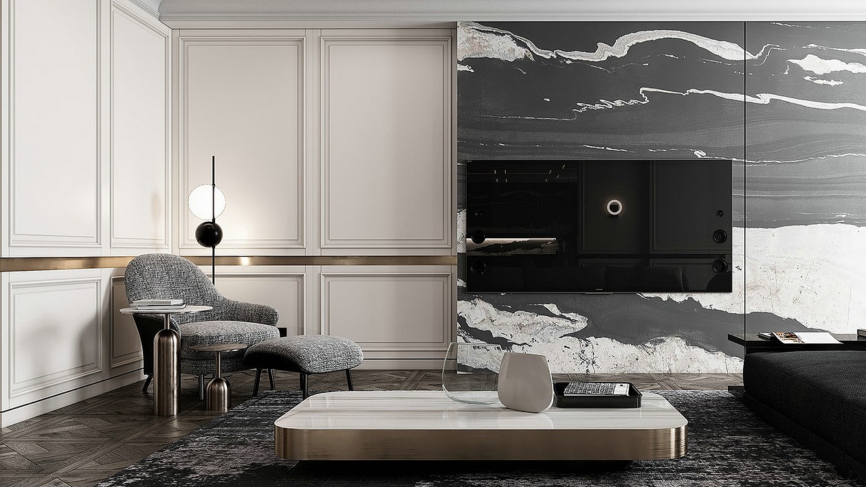 轻奢气质,一半是设计,一半是艺术