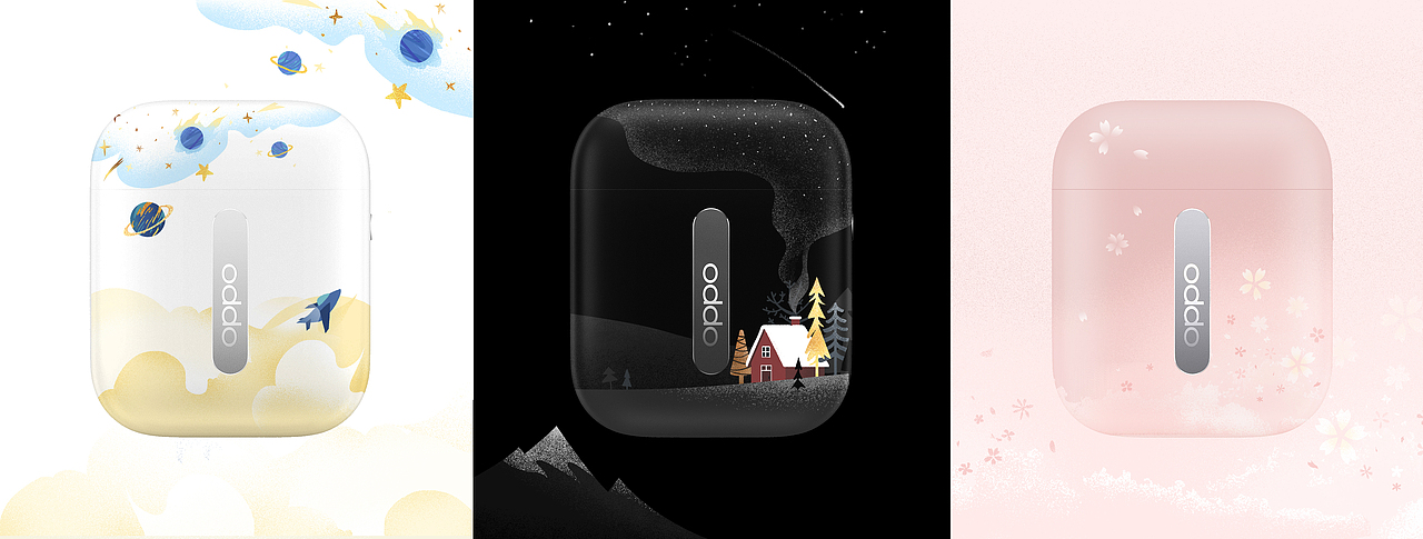 OPPO Enco Free耳机套（图ZMTkyNjk4ODY0） - 图案 - 站酷设计师鸢土社原创素材 - 站酷ZCOOL