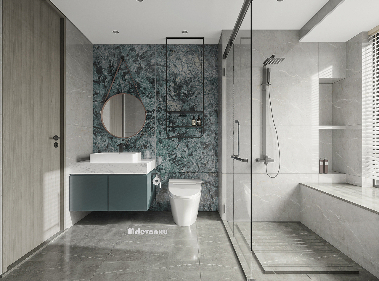 现代-简约（翠绿）（图ZMjY5ODAwMjg0） - 家装设计 - 站酷设计师Mr丶麋鹿原创素材 - 站酷ZCOOL