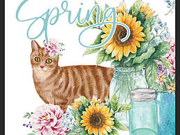 家紡設(shè)計(jì) / 亞馬遜家紡設(shè)計(jì) / 原創(chuàng)家居裝飾設(shè)計(jì)-春天