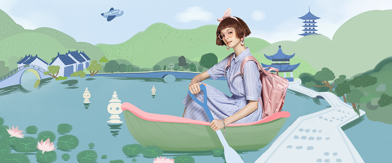 诗凡黎的新海报（手绘版）（图ZNTM1NzM1OTI=） - 商业插画 - 站酷设计师前方有雷原创素材 - 站酷ZCOOL