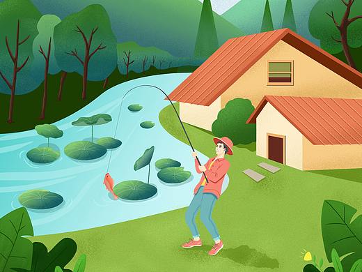 慢活族-插画集（个人主页-ZNTQ0MTIzMzY=） - 创作习作 - 站酷设计师仲夏大西瓜原创素材 - 站酷ZCOOL