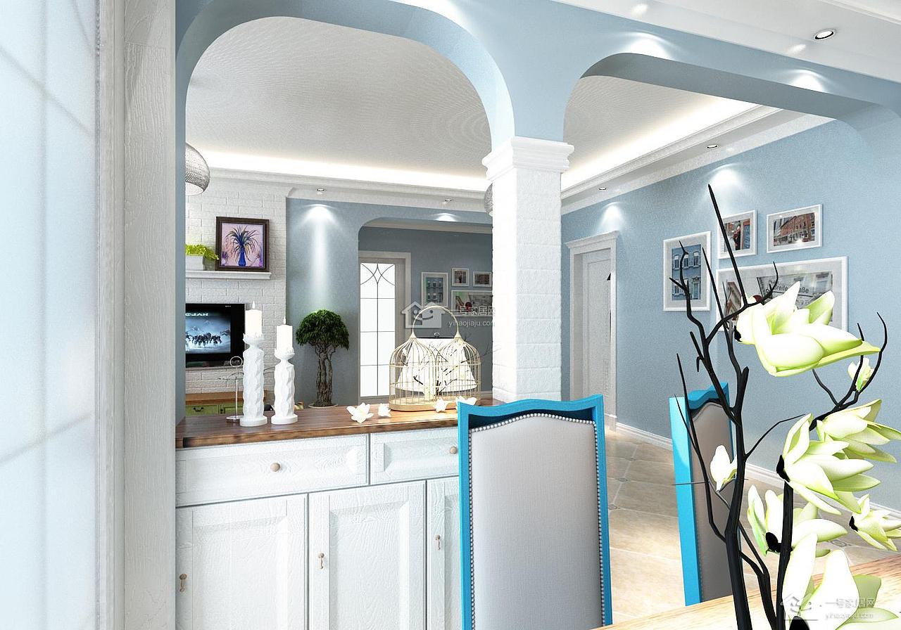 田园风格清新客厅装修效果图