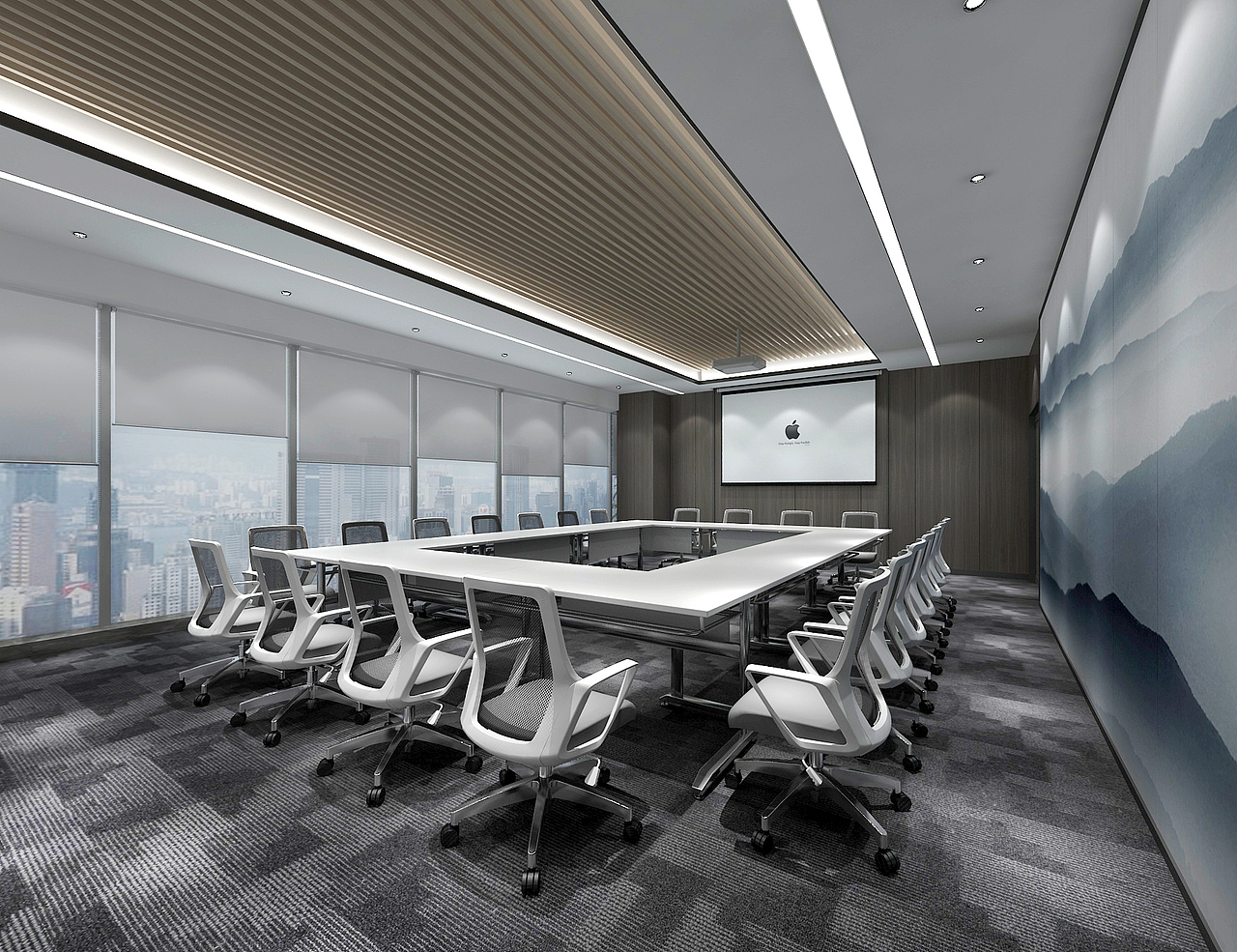 办公室（图ZMTc5NjA5NTgw） - 商业空间设计 - 站酷设计师向往大山深处的秀原创素材 - 站酷ZCOOL