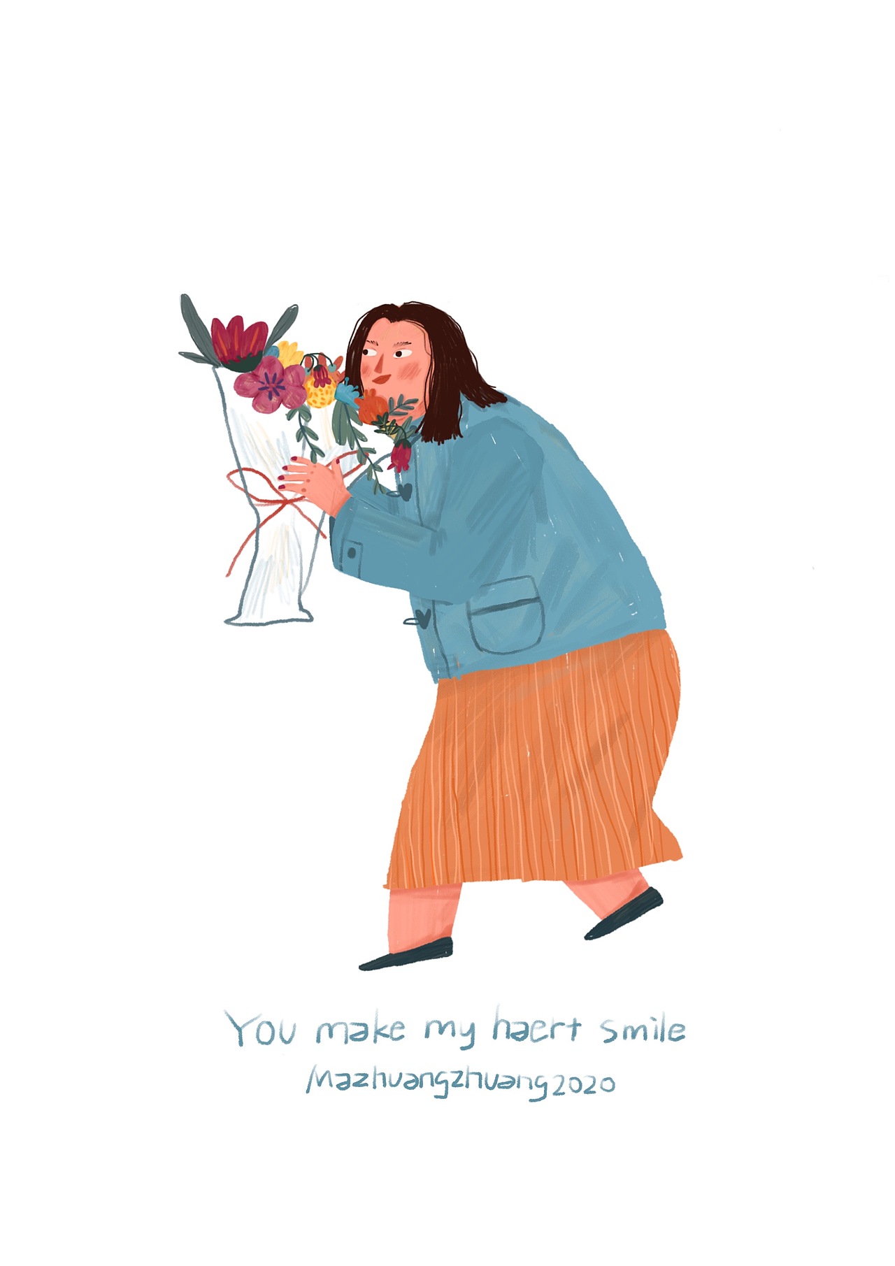 💕 情人节专题「捧花女孩们」💕