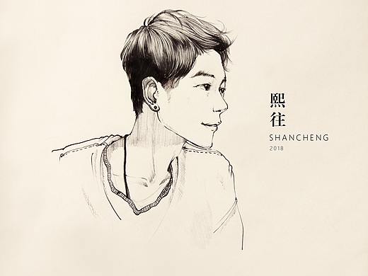 他&她 (手绘速写)