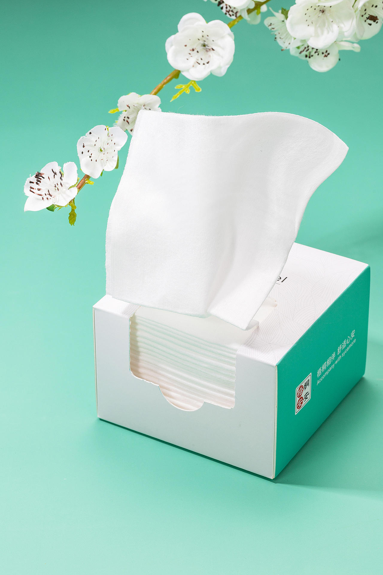 创意摄影 × 个人护理洗脸巾 × 清雅婉约 × 辰光摄影