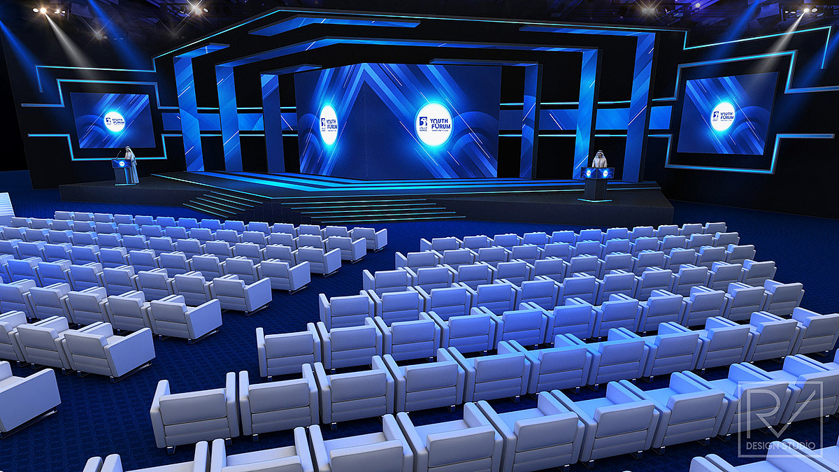 科技风演讲 舞台 舞美