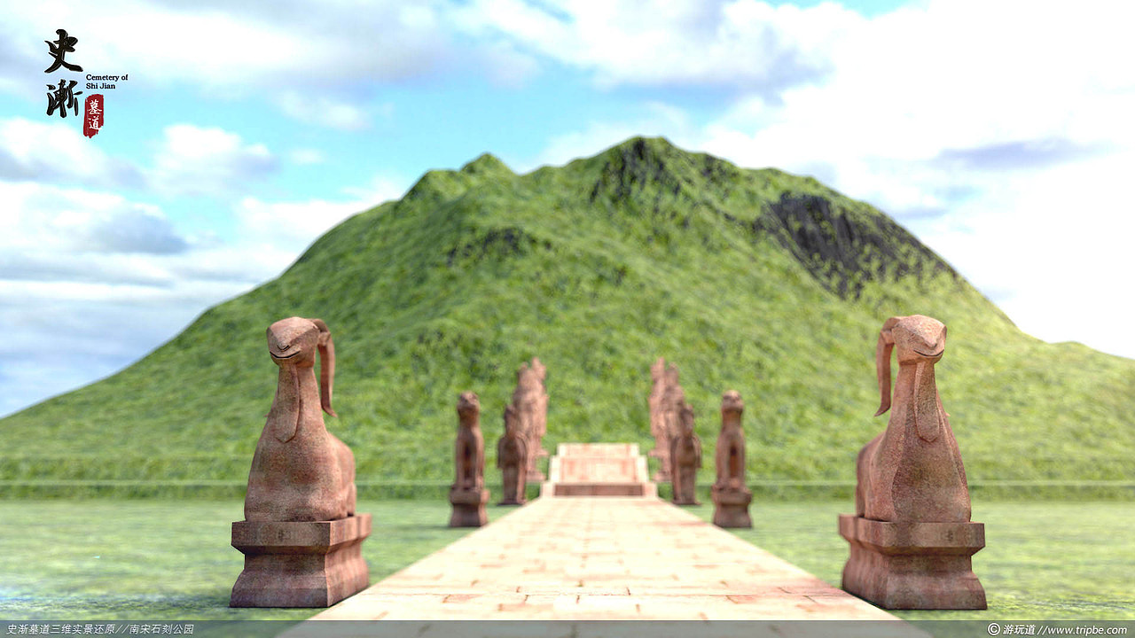 史渐墓道三维场景（图ZMTU0OTE5MDg=） - 场景 - 站酷设计师蓝色性格原创素材 - 站酷ZCOOL