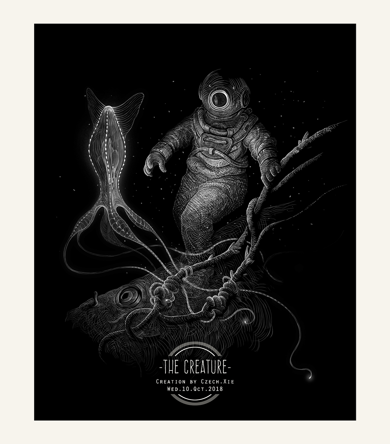 Deep/Ocean（图ZMTMyNTgzNjYw） - 艺术插画 - 站酷设计师CzXIE原创素材 - 站酷ZCOOL