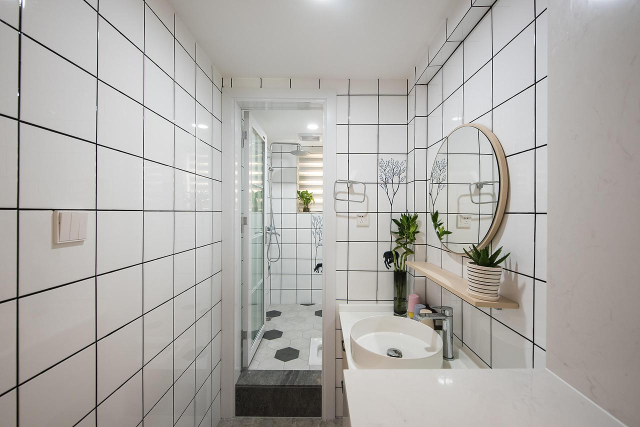 深圳装修:广信花园北欧ins风,小姐姐也太好看了吧~